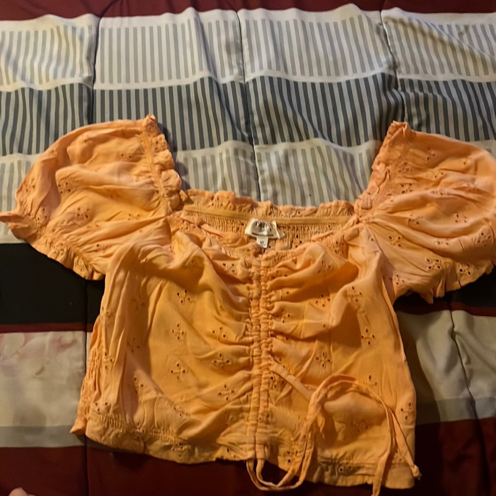 Orange Crop Top